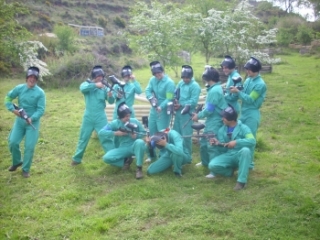Equipo verde al completo